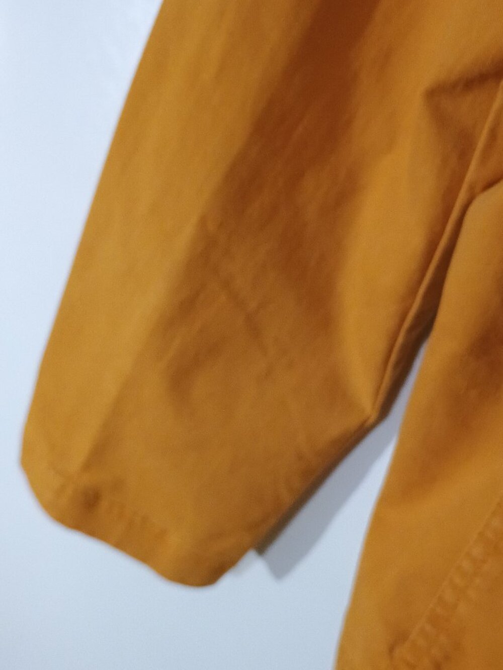 LOFT Outlet Mustard Orange Utility Jacket Cotton Stretch Lightweight Blazer - Picture 9 of 10
